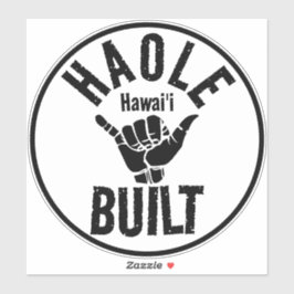 HAOLE BOUWDE SHAKA HAWAÏ STICKER