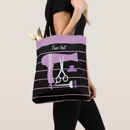 Haorstijlen, gereedschap tote bag (Dichtbij)