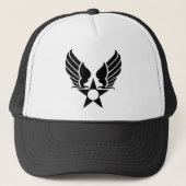 Hap Arnold silhouette Trucker Pet (Voorkant)