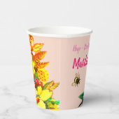 Hap - Bee Birthday Papieren Bekers (Rechts)