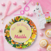 Hap - Bee Birthday Papieren Bordje (Feest)