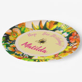 Hap - Bee Birthday Papieren Bordje (Gekanteld)