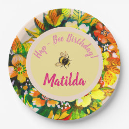 Hap - Bee Birthday Papieren Bordje