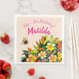 Hap - Bee Birthday Servet