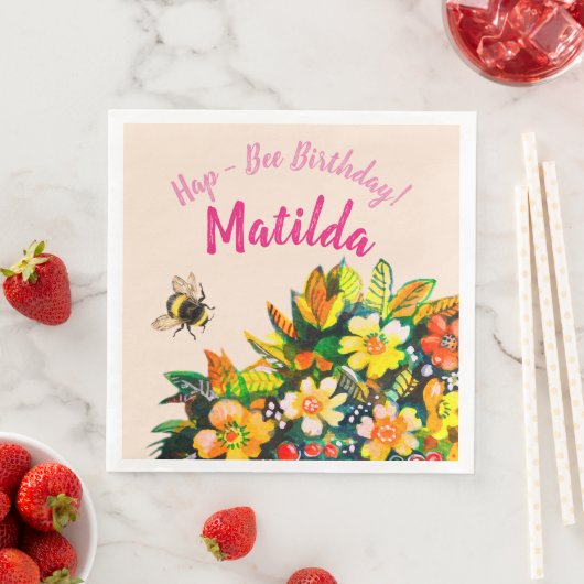 Hap - Bee Birthday Servet (Insitu)