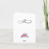 Hap-Bee Puns Verjaardag Kaart (Achterkant)