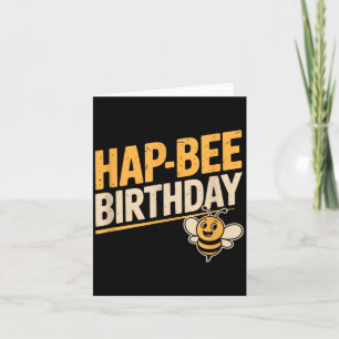 Hap-Bee Verjaardag Grappig Bij Liefhebber Mannen V Kaart