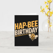Hap-Bee Verjaardag Grappig Bij Liefhebber Mannen V Kaart (Gele Bloem)