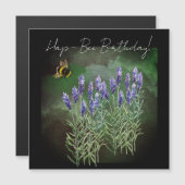 Hap - Bee Verjaardag Magnetische Uitnodiging (Voorkant / Achterkant)