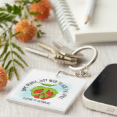 Hap de Appel Shirt Sleutelhanger (Voorkant Rechts)