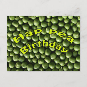 Hap Pea Birthday Briefkaart