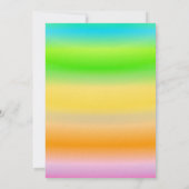 Hap-pea Birthday naar andere erwt in mijn peul Save The Date (Achterkant)