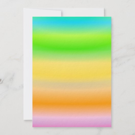 Hap-pea Birthday naar andere erwt in mijn peul Save The Date (Achterkant)