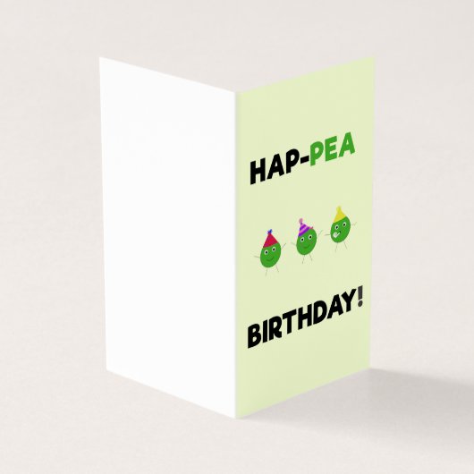 HAP-PEA Verjaardag Kaart (Buitenkant)