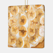 Hap-pie Kerstmis Sweetie Pie | bananencrèmetaart Keramisch Ornament (Links)