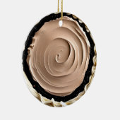 Hap-pie Kerstmis Sweetie Pie | Grappig eten Pun Keramisch Ornament (Rechts)