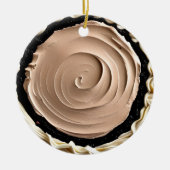 Hap-pie Kerstmis Sweetie Pie | Grappig eten Pun Keramisch Ornament (Voorkant)