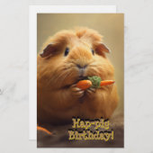 Hap-pig Verjaardag! Briefpapier (Voorkant / Achterkant)