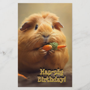 Hap-pig Verjaardag! Briefpapier