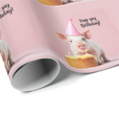Hap-pig Verjaardag! Cadeaupapier (Rol Hoek)