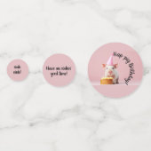 Hap-pig Verjaardag! Confetti (Achterkanten)