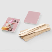 Hap-pig Verjaardag! Handwaaier (Niet-gemonteerd)