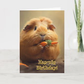 Hap-pig Verjaardag! Kaart (Voorkant)