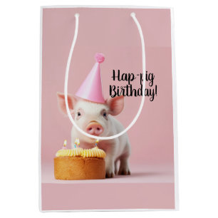 Hap-pig Verjaardag! Medium Cadeauzakje