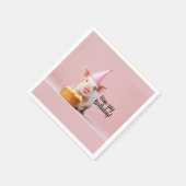 Hap-pig Verjaardag! Servet (Hoek)