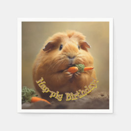 Hap-pig Verjaardag! Servet