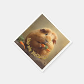 Hap-pig Verjaardag! Servet (Hoek)