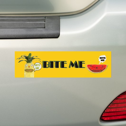 Hap Van bumpersticker (Op auto)