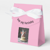 Hap varken Verjaardag Bedankdoosjes (Voorkant Zijde)