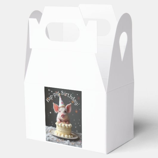 Hap varken Verjaardag Bedankdoosjes (Geopend)