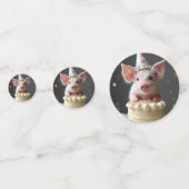 Hap varken Verjaardag Confetti (Voorkanten)