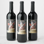 Hap varken Verjaardag Wijn Etiket (Flessen)
