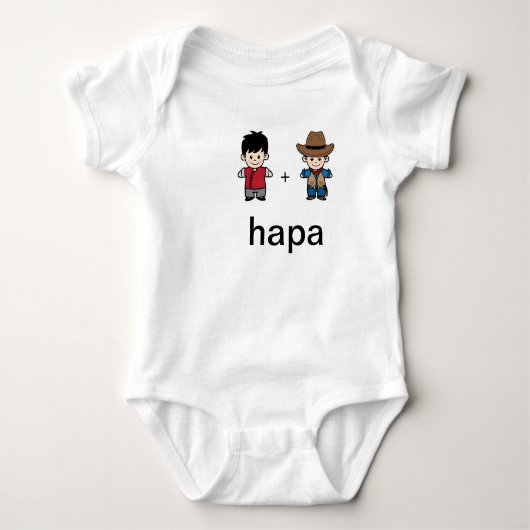 Hapa Chinese papa & American Dad Bodysuit (Voorkant)