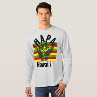 HAPA HAWAII Kānaka Maoli Vlag TRIBAL SHAKA BG T-shirt
