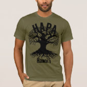 HAPA HAWAII ROOTS Book T-shirt (Voorkant)