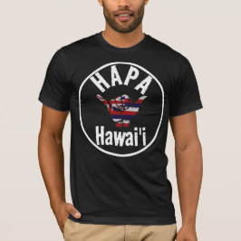 HAPA HAWAII TRIBAL HI Vlag SHAKA T-shirt