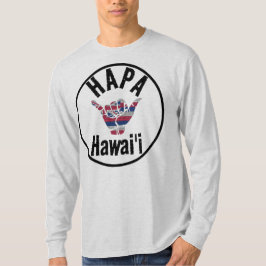 HAPA HAWAII TRIBAL HI Vlag SHAKA T-shirt
