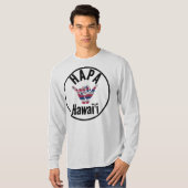 HAPA HAWAII TRIBAL HI Vlag SHAKA T-shirt (Voorkant volledig)