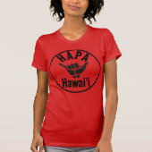 HAPA HAWAII TRIBAL SHAKA T-SHIRT (Voorkant)