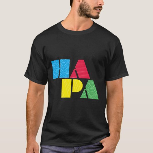 Hapa in het primair t-shirt (Voorkant)