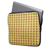 Hapa Plaid Green 1974, Laptop Sleeve (Voorkant Links)