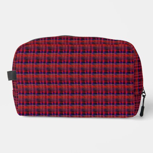 Hapa Plaid Sinaasappel 1974, Print Cut Sew Bag Toilettasje (Voorkant)