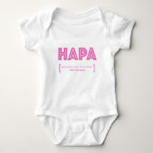 HAPA Pride Half Aziatische Pacifische Islander Romper (Voorkant)