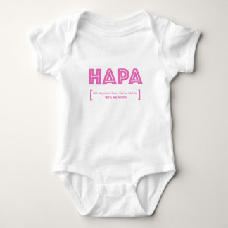 HAPA Pride Half Aziatische Pacifische Islander Romper