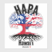 HAPA SAMOA HAWAII WORTELS STICKER (Vel)