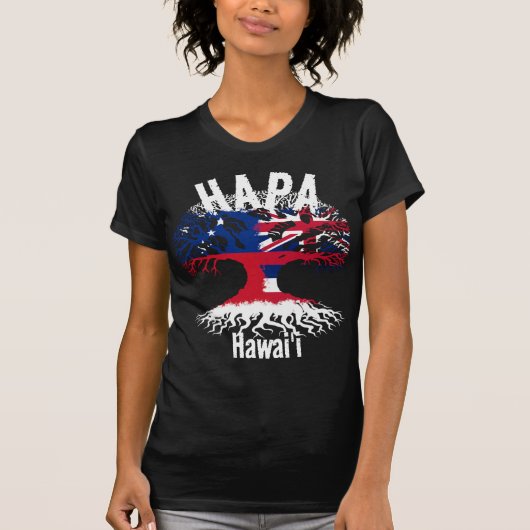 HAPA SAMOA HAWAII WORTELS T-SHIRT (Voorkant)